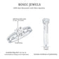 Certified Round Shape Moissanite Designer Engagement Ring