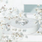 Certified Round Shape Moissanite Designer Engagement Ring