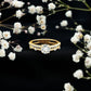Certified Round Shape Moissanite Designer Engagement Ring