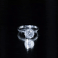 Brilliant Cut Moissanite 2 Carat Engagement Ring
