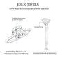 Brilliant Cut Moissanite 2 Carat Engagement Ring
