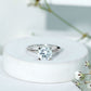 Brilliant Cut Moissanite 2 Carat Engagement Ring