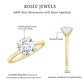 Brilliant Cut Moissanite 2 Carat Engagement Ring