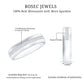 Certified Moissanite Classic Wedding Band Ring