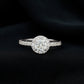 Certified Moissanite Promise Ring For Engagement