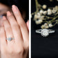 Certified Moissanite Promise Ring For Engagement