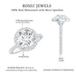Brilliant Cut Moissanite Classic Halo Engagement Ring