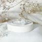 2 Carat Round Shape Moissanite Halo Wedding Ring Set