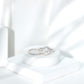 2 Carat Round Shape Moissanite Halo Wedding Ring Set