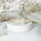 2 Carat Round Shape Moissanite Halo Wedding Ring Set