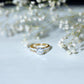 Certified 2 Carat Round Moissanite Engagement Ring with Wedding Band