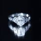 Oval Moissanite Engagement Ring with Celtic Band