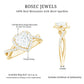 Heart Shape Moissanite Halo Engagement Ring with Criss Cross Band