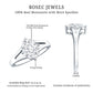 Oval Cut Moissanite Solitaire Engagement Ring in Split Shank
