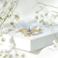 Solitaire Moissanite Wedding Ring Set for Her