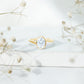 Solitaire 2 Carat Moissanite Bezel Set Engagement Ring with Bypass Shank