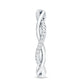 Certified Moissanite Infinity Eternity Band Ring