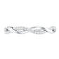 Certified Moissanite Infinity Eternity Band Ring