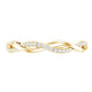 Certified Moissanite Infinity Eternity Band Ring