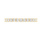 Moissanite Half Eternity Ring in Shared Prong Setting