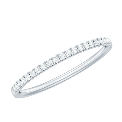 Certified Natural Diamond Stackable Wedding Ring