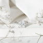 3 Carat Princess Cut Moissanite Solitaire Engagement Ring