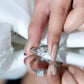 Anillo Solitario de Moissanita Corte Princesa de 1 CT para Mujer