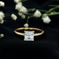 Anillo Solitario de Moissanita Corte Princesa de 1 CT para Mujer