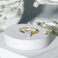 Anillo Solitario de Moissanita Corte Princesa de 1 CT para Mujer