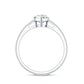 Solitaire Moissanite Teardrop Engagement Ring for Women