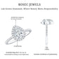 Certified Moissanite Teardrop Engagement Ring with Halo