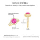 Anillo de compromiso vintage de zafiro rosa creado en laboratorio con halo de diamantes