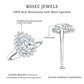 Certified Pear Cut Engagement Ring With Moissanite