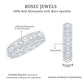 Moissanite Celtic Knot Wedding Band Ring