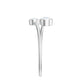 Bezel Set Diamond Toi Et Moi Ring for Promise