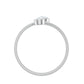 Bezel Set Diamond Toi Et Moi Ring for Promise