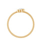 Bezel Set Diamond Toi Et Moi Ring for Promise