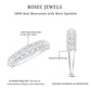 Round Shape Moissanite Half Eternity Wedding Band