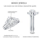 0.9 Carat Vintage Inspired Moissanite 3 Piece Wedding Ring Sets