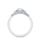 0.9 Carat Vintage Inspired Moissanite 3 Piece Wedding Ring Sets