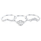 0.9 Carat Vintage Inspired Moissanite 3 Piece Wedding Ring Sets