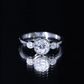 Bezel Set Moissanite Solitaire Engagement Ring