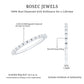Baguette Cut Diamond Stackable Ring in Shared Prong Setting