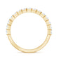 Baguette Cut Diamond Stackable Ring in Shared Prong Setting