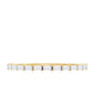 Baguette Cut Diamond Stackable Ring in Shared Prong Setting