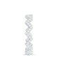 Minimal Diamond Zig Zag Eternity Band Ring