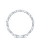 Minimal Diamond Zig Zag Eternity Band Ring
