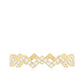 Minimal Diamond Zig Zag Eternity Band Ring
