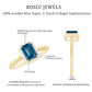 Emerald Cut Blue Topaz Engagement Ring with Diamond Halo