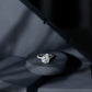 Certified Moissanite 10 MM Round Cut Engagement Ring